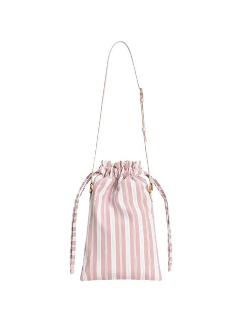 Dolce & Gabbana Essenza bag in striped poplin - Pink