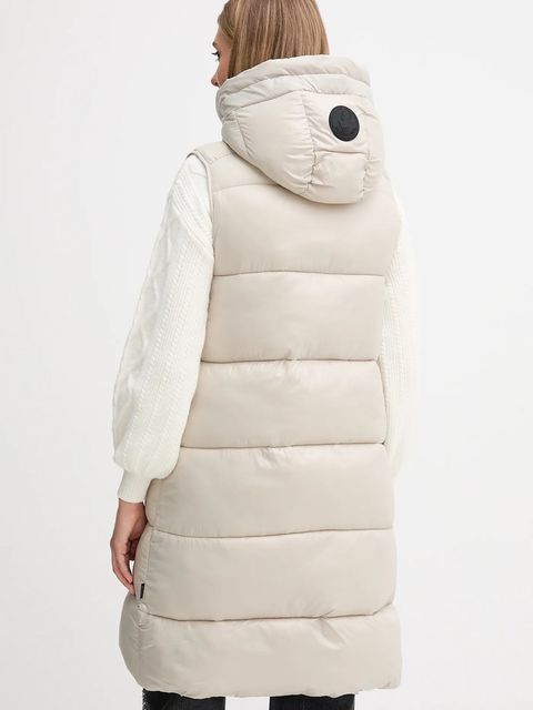 Save The Duck bezrękawnik IRIA kolor beżowy przejściowy D80302W.LOVE21 - zdjęcie produktu nr 2