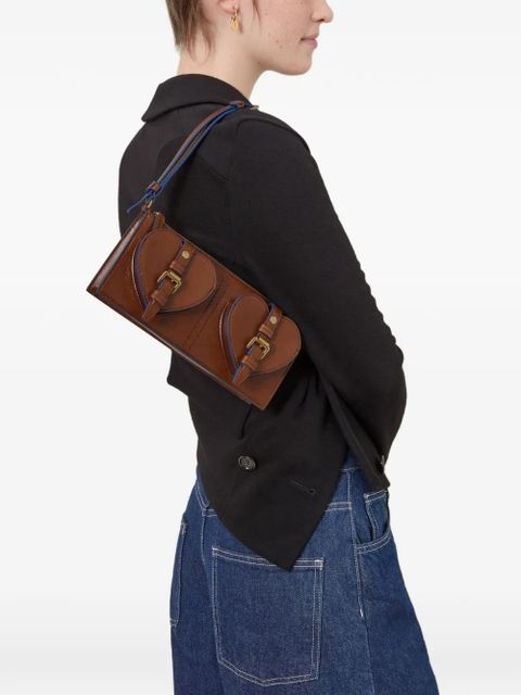 Mulberry mini Roxanne heart-detail buckled shoulder bag - Brown - zdjęcie produktu nr 2