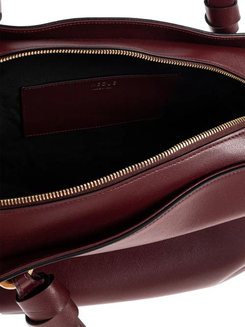 NEOUS Aries leather tote bag - Red