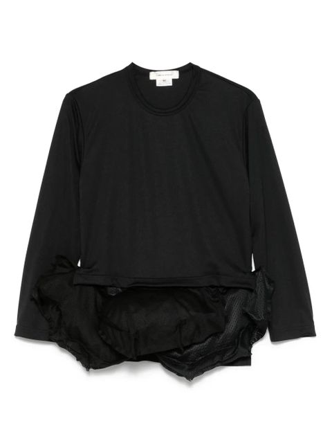 Comme Des Garçons padded-hem top - Black - zdjęcie produktu nr 1