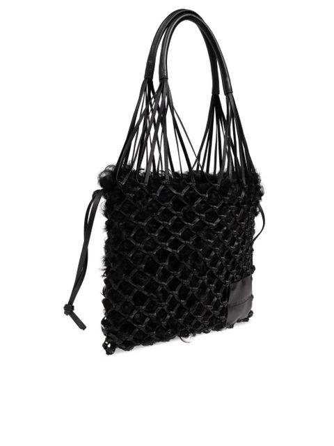 Jil Sander leather tote bag - Black