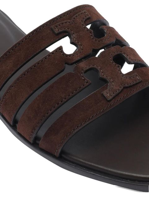Tory Burch suede flat sandals - Brown