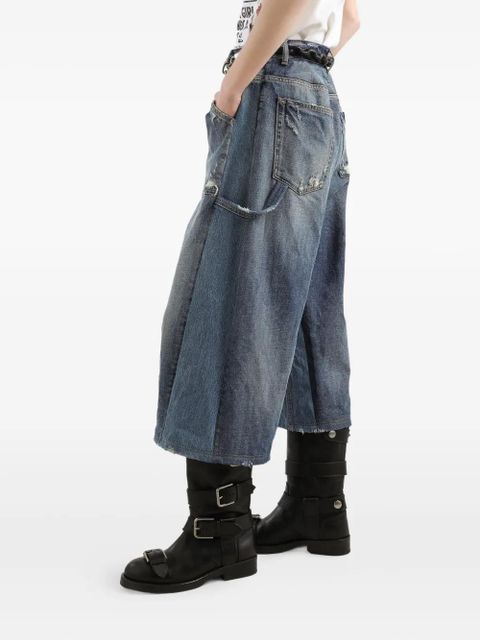 Dolce & Gabbana distressed cropped jeans - Grey