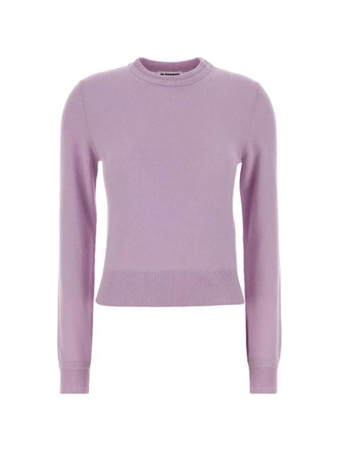 Jil Sander crew-neck wool sweater - Purple - zdjęcie produktu nr 1