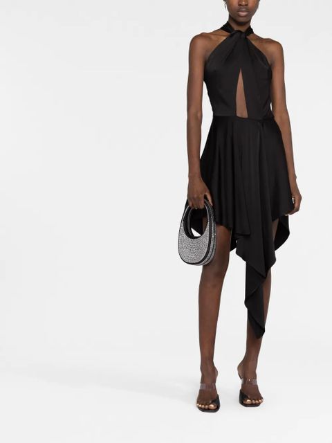 Coperni Swipe rhinestone-embellished mini bag - Black - zdjęcie produktu nr 2