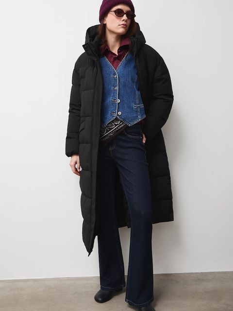 Medicine płaszcz damski kolor czarny - zdjęcie produktu nr 1