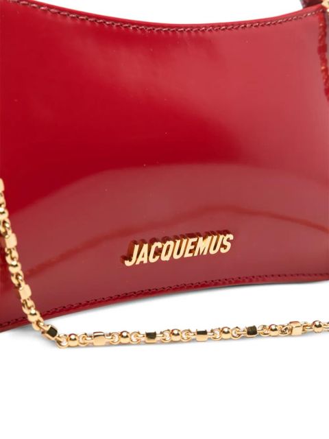 Jacquemus Le Petit Bisou chain-strap shoulder bag - Red