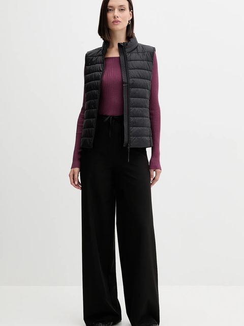 Colmar spodnie damskie kolor czarny szerokie high waist 0606.2ZW - zdjęcie produktu nr 2