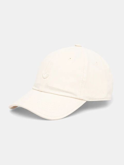 adidas Originals czapka z daszkiem bawełniana kolor beżowy gładka IL4884