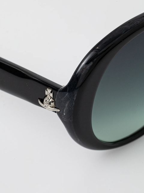 Vivienne Westwood okulary przeciwsłoneczne Frankie damskie kolor czarny VW5102