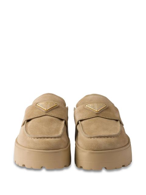 Prada platform slip-on mules - Neutrals - zdjęcie produktu nr 2