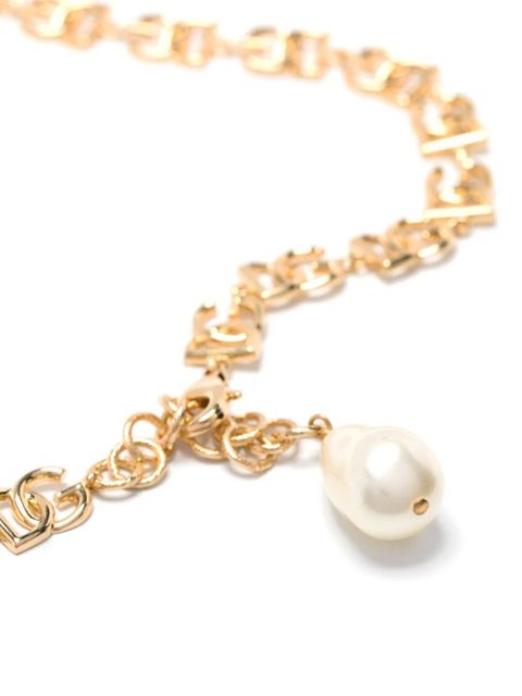 Dolce & Gabbana DG-logo chain necklace - Gold
