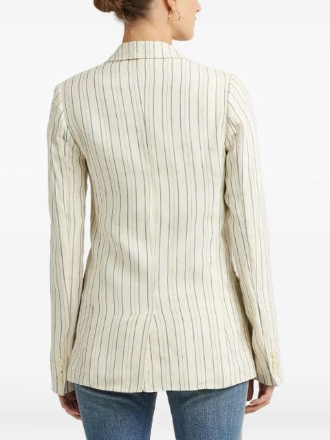 Lauren Ralph Lauren striped two-button jacket - Neutrals