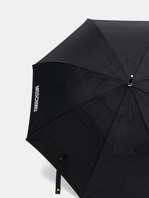 Moschino parasol kolor niebieski 9004