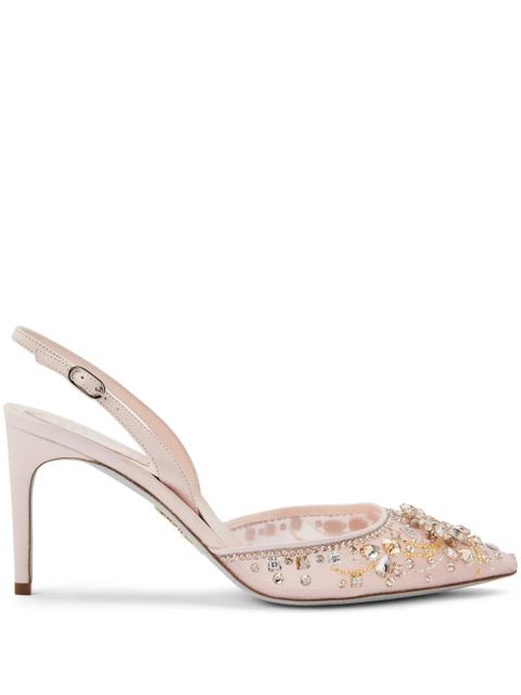 René Caovilla 75mm Cinderella pumps - Pink - zdjęcie produktu nr 1