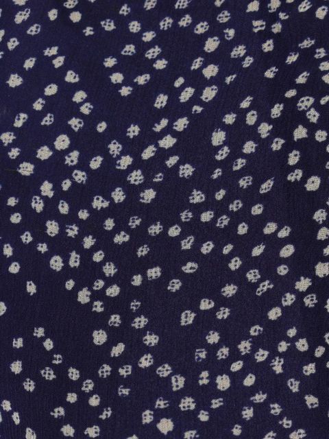 MARANT ÉTOILE ruffle-detail printed dress - Blue