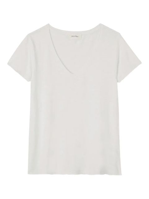 American Vintage short-sleeve V-neck T-shirt - White - zdjęcie produktu nr 1