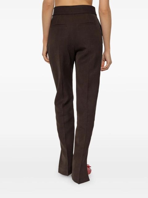 Jacquemus Tibau tapered trousers - Brown