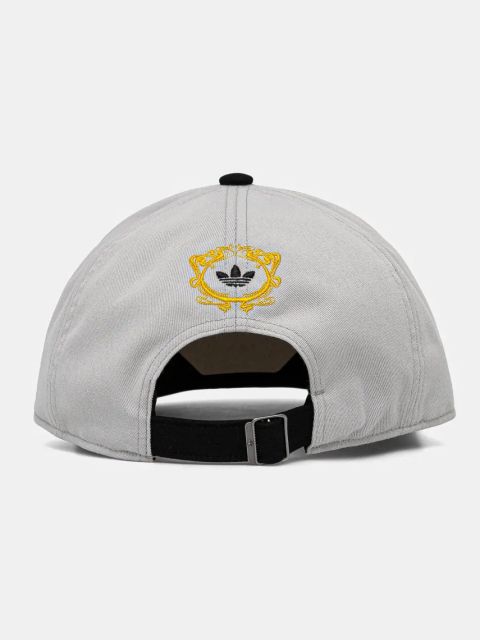 adidas Originals czapka z daszkiem kolor szary z aplikacją IX7491