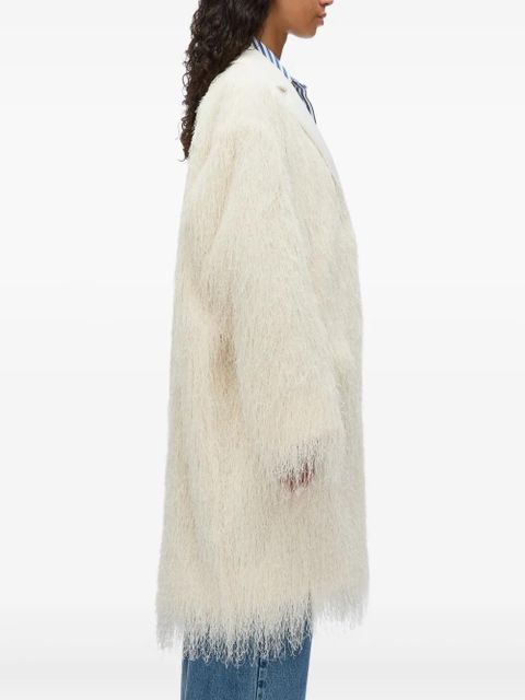 3.1 Phillip Lim fringe tuxedo-coat - Neutrals