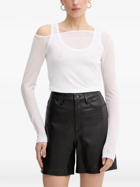 PINKO semi-sheer T-shirt - White