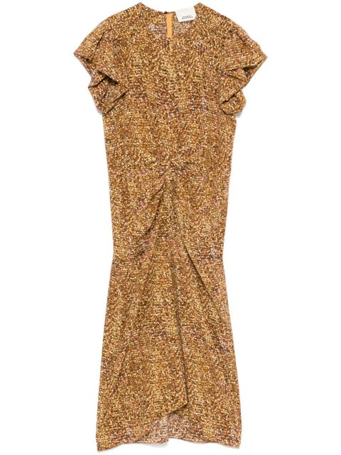 ISABEL MARANT Terena midi dress - Yellow - zdjęcie produktu nr 1