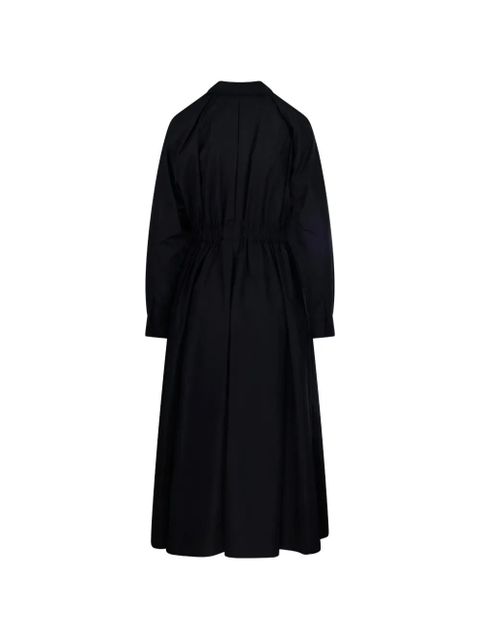 Max Mara V-neck drawstring midi dress - Black