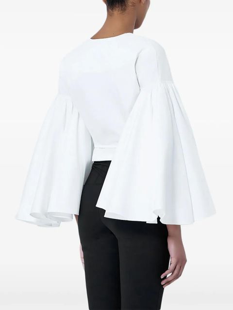 Jacquemus The Paysan wrap blouse - White