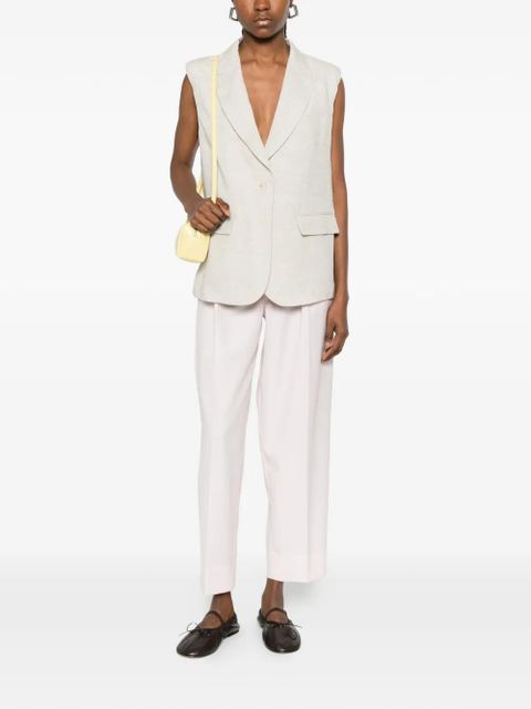 TWINSET flap-pocket single-breasted gilet - Neutrals - zdjęcie produktu nr 2