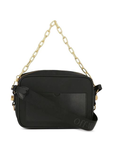 Off-White Arrows-motif chain-link clutch bag - Black - zdjęcie produktu nr 2