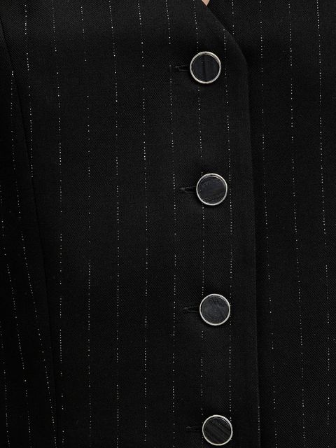 Guess kamizelka ZANITA kolor czarny jednorzędowa W5BH52 W2422 - zdjęcie produktu nr 2