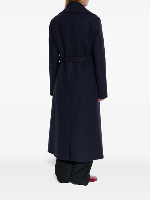 Jil Sander belted coat - Blue