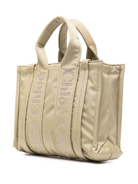 Chloé small Woody tote bag - Neutrals