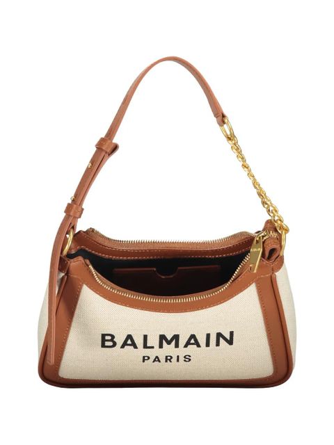 Balmain B-Army logo shoulder bag - Neutrals