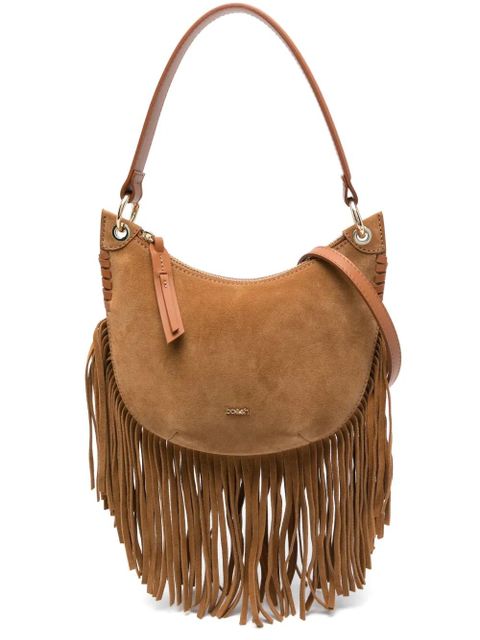 Ba&Sh Franges suede shoulder bag - Brown - zdjęcie produktu nr 1