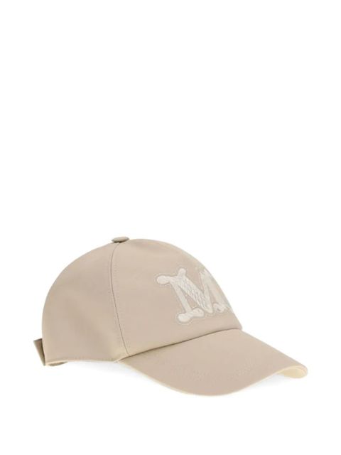 Max Mara logo-embroidered baseball cap - Neutrals - zdjęcie produktu nr 2