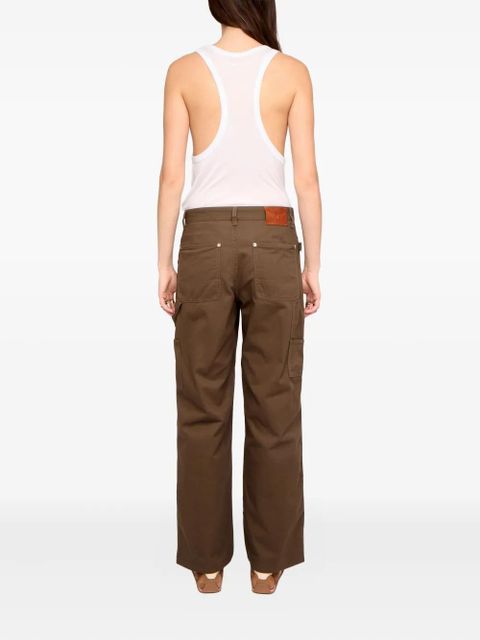 Zadig&Voltaire Perya studded cotton trousers - Brown - zdjęcie produktu nr 2