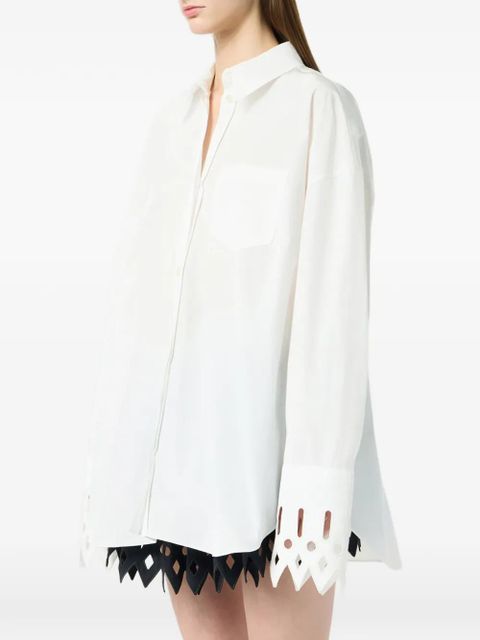 Blumarine dropped-shoulder shirt - White