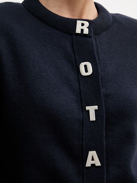 Rotate kardigan damski kolor granatowy 1138542318