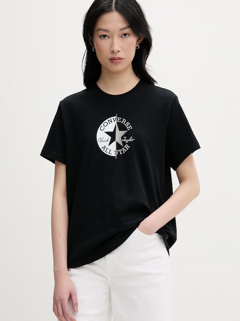 Converse T-shirt damski bawełniany - zdjęcie produktu nr 2