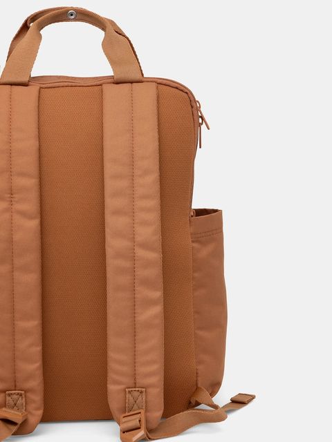 Puma plecak damski kolor brązowy duży gładki 91348