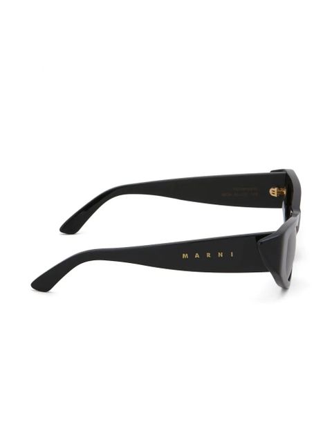 Marni Eyewear cat eye-frame tinted sunglasses - Black