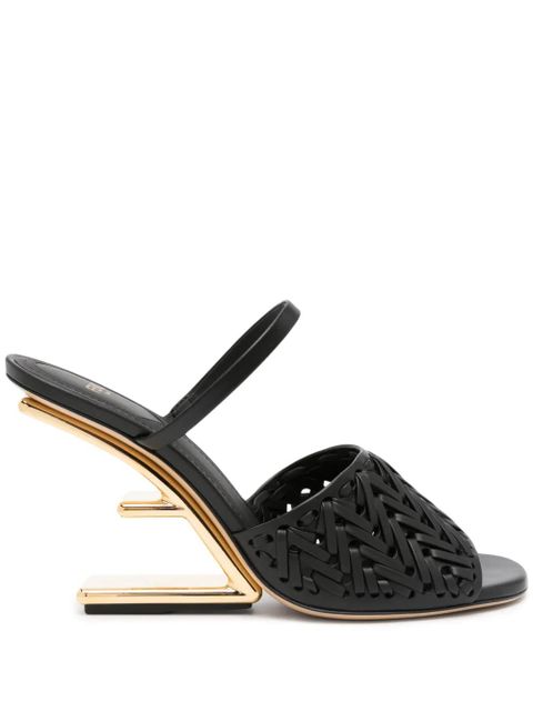 FENDI Fendi First 95mm leather sandals - Black - zdjęcie produktu nr 1
