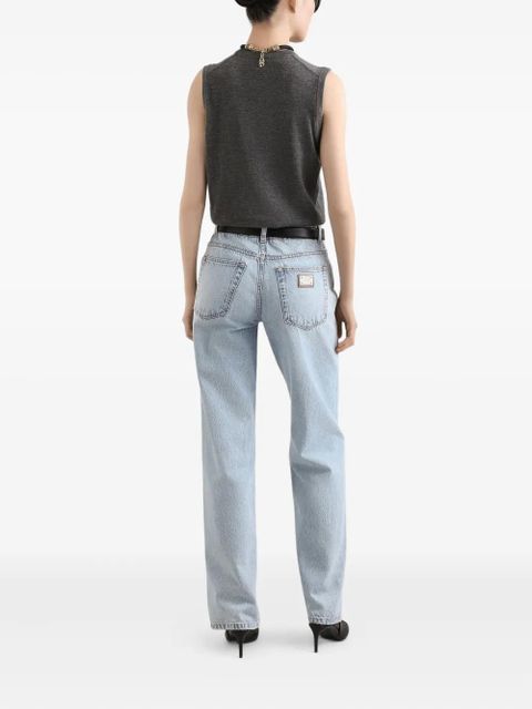 Dolce & Gabbana ribbed vest - Grey