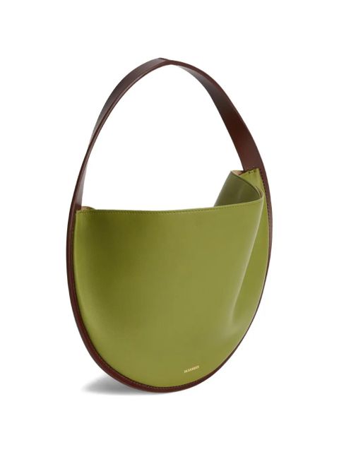 Jil Sander Pivot leather shoulder bag - Green - zdjęcie produktu nr 2