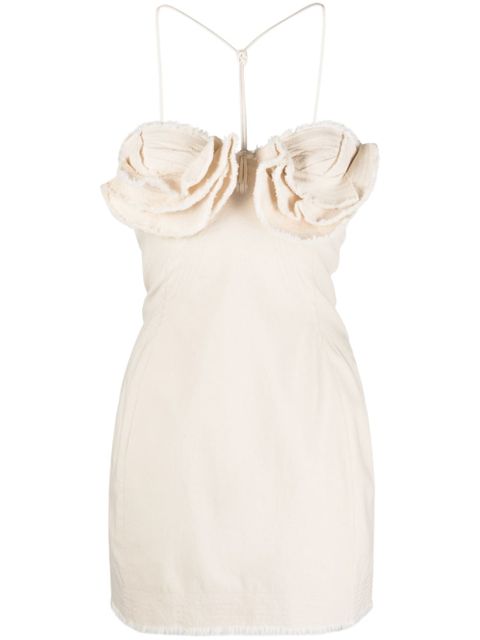 Jacquemus La robe Artichaut courte mini dress - Neutrals - zdjęcie produktu nr 1