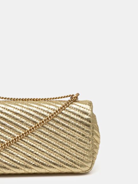 Tory Burch torebka skórzana Kira kolor złoty 161916.700