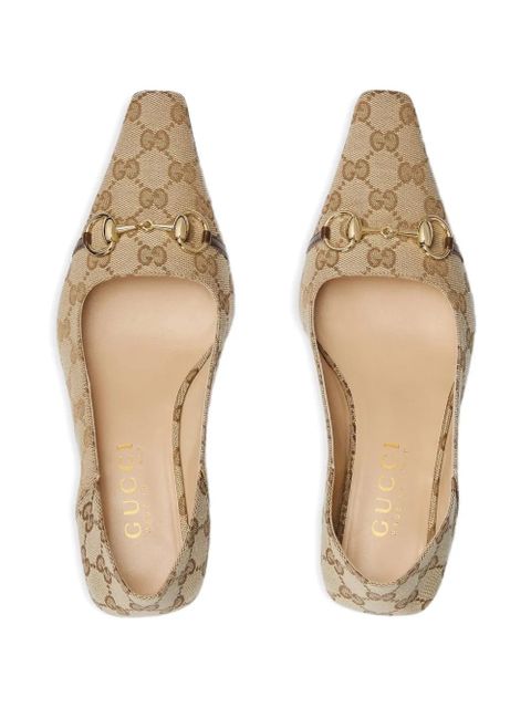 Gucci 55mm GG Horsebit pumps - Neutrals