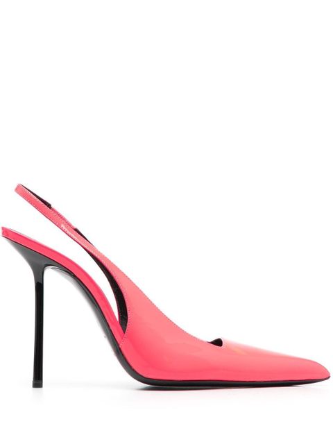 Saint Laurent Kiss 105 slingback pumps - Pink - zdjęcie produktu nr 1